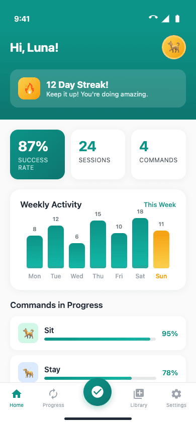 Progress Tracking screenshot